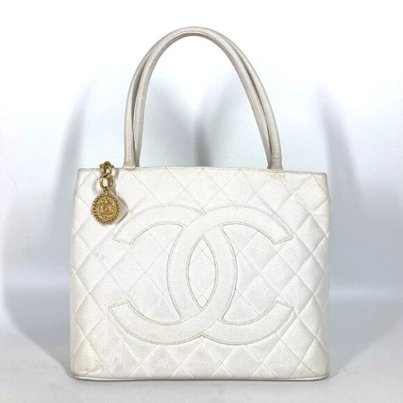 CHANEL Quilted Matelasse CC CC Mark Reissue Tote Shoulder Bag Tote Bag